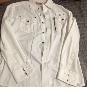 Revolve men’s button down shirt